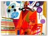 art-moderne-peinture-peintres.-jose-manuel-merello.-el-nino-rey-()-watercolor-and-acrylic-on-paper